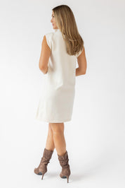 Verona Cream Knit Mini Dress