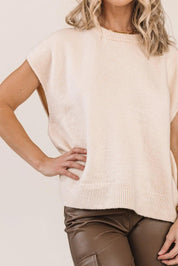 Warm Embrace Cream Oversized Sweater  JO+CO