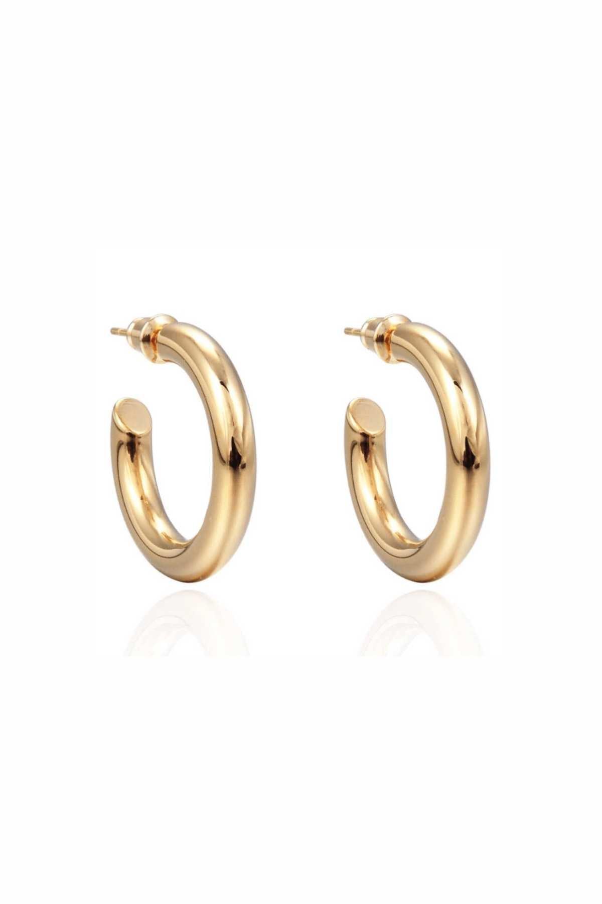 Anya Gold Hoop Earrings - FINAL SALE - JO+CO