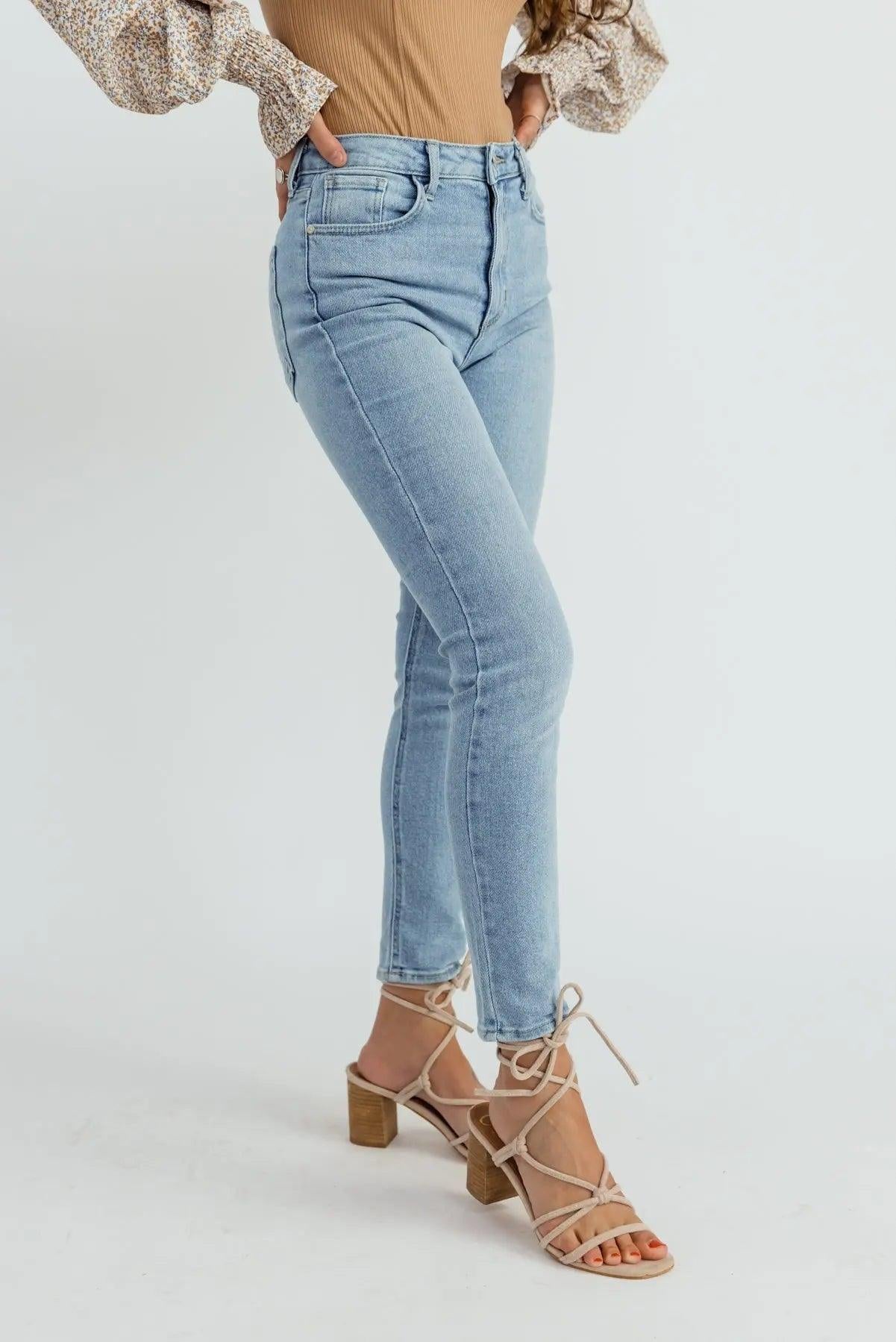 Ashby Light Wash Skinny Jeans - FINAL SALE - JO+CO