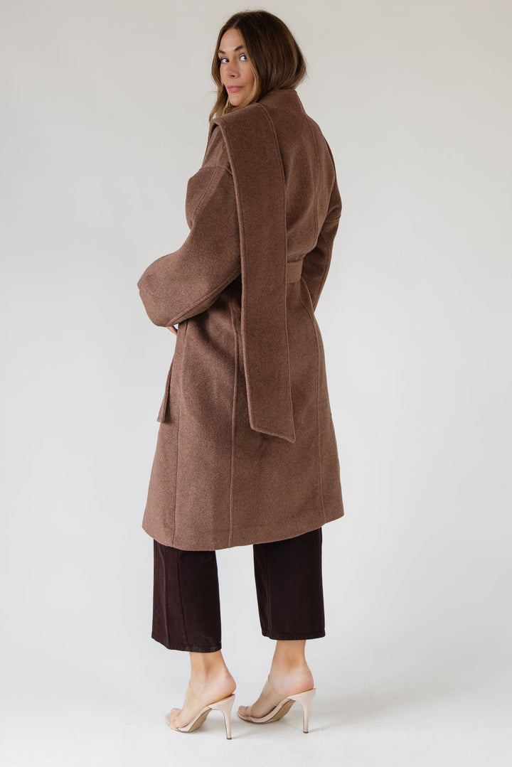 ASTR The Label Elaxi Taupe Coat - JO+CO