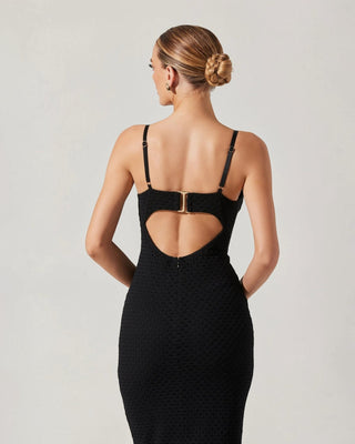 ASTR The Label Jaida Black Bustier Dress - Final Sale - JO+CO