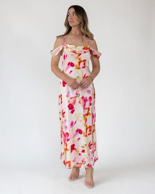 ASTR The Label Kitura Watercolor Dress - Final Sale - JO+CO