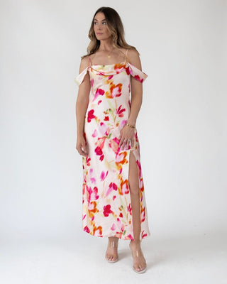 ASTR The Label Kitura Watercolor Dress - Final Sale - JO+CO