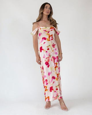 ASTR The Label Kitura Watercolor Dress - Final Sale - JO+CO