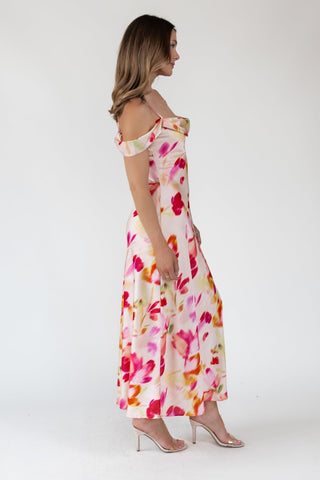 ASTR The Label Kitura Watercolor Dress - Final Sale - JO+CO