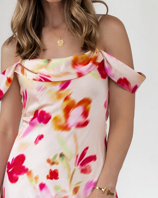 ASTR The Label Kitura Watercolor Dress - Final Sale - JO+CO
