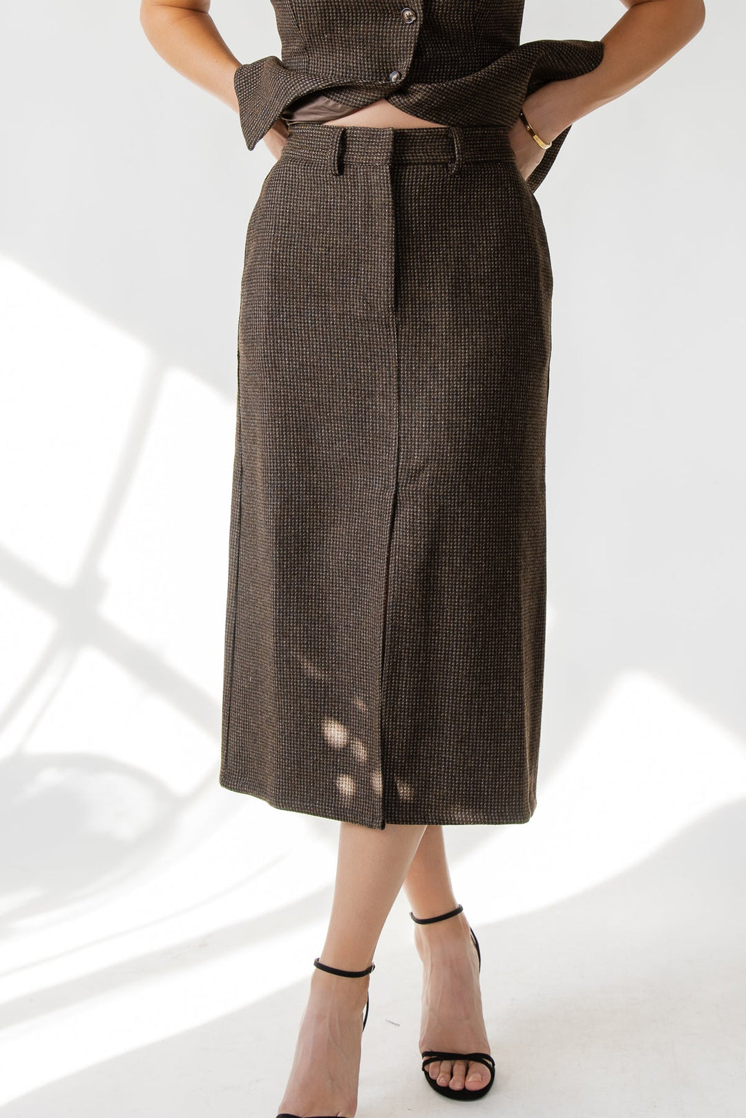 ASTR The Label Rielle Plaid Skirt - JO+CO