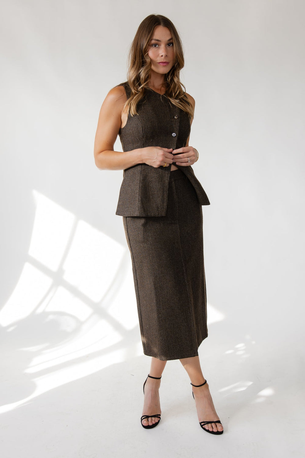 ASTR The Label Rielle Plaid Skirt - JO+CO