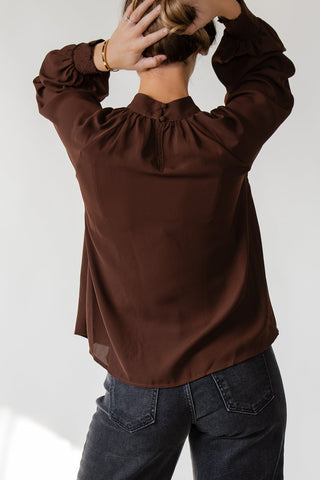 ASTR The Label Sabelle Top - Brown - JO+CO