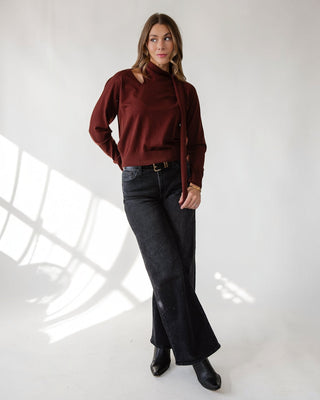 ASTR The Label Silvana Sweater - Brown - JO+CO