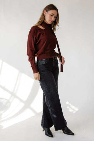 ASTR The Label Silvana Sweater - Brown - JO+CO