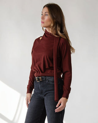 ASTR The Label Silvana Sweater - Brown - JO+CO