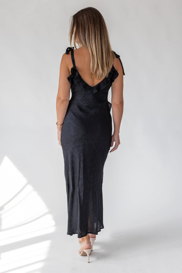 ASTR The Label Sorbae Black Dress - JO+CO