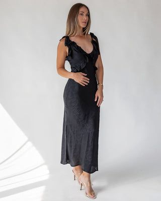ASTR The Label Sorbae Black Dress - JO+CO