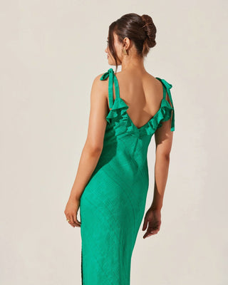 ASTR The Label Sorbae Green Dress - Final Sale - JO+CO