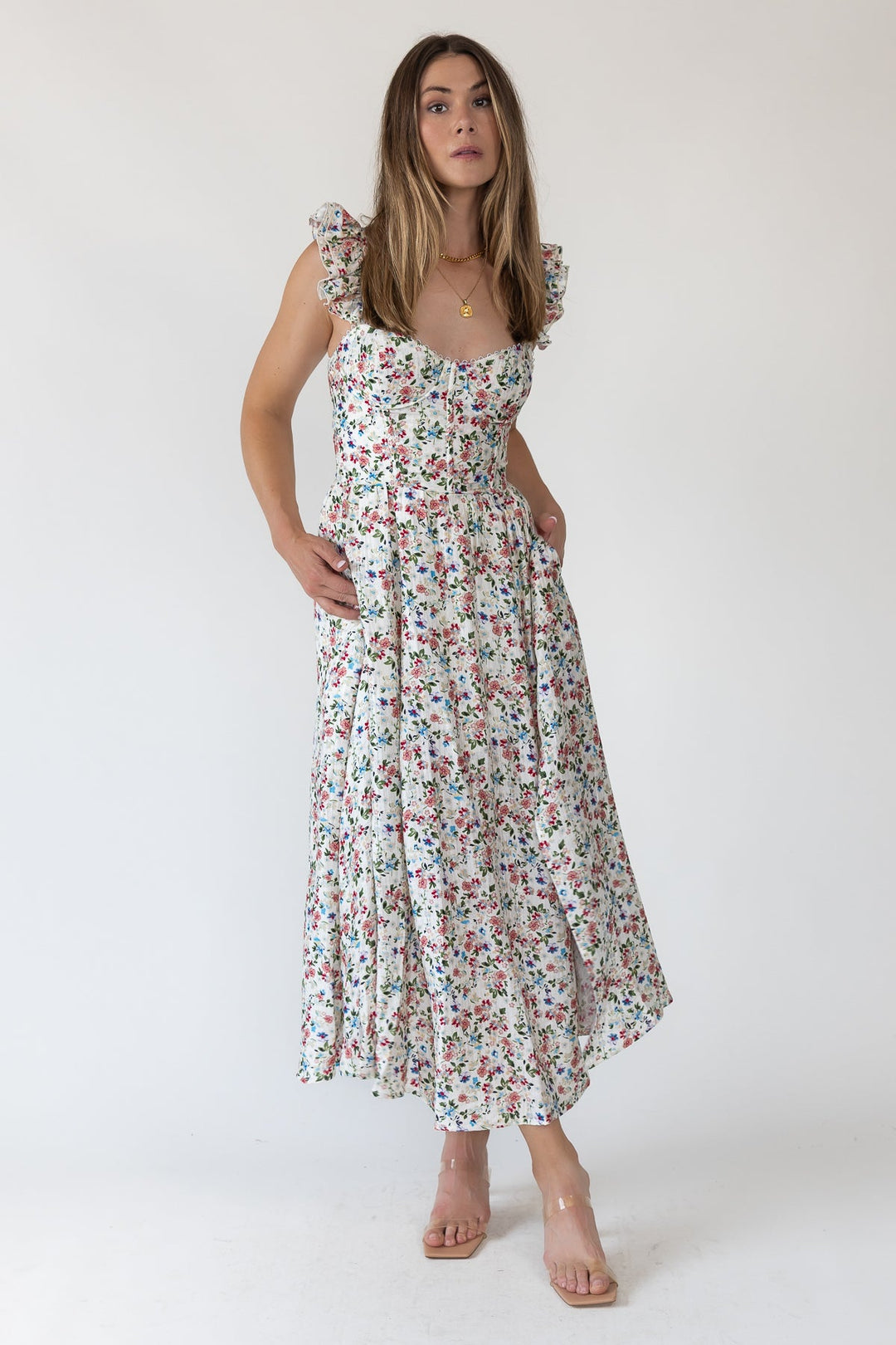 ASTR The Label Wedelia Floral Dress - Final Sale - JO+CO