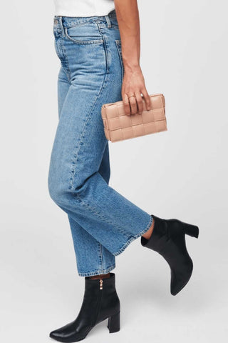 Aurora Natural Basketweave Crossbody Clutch - JO+CO
