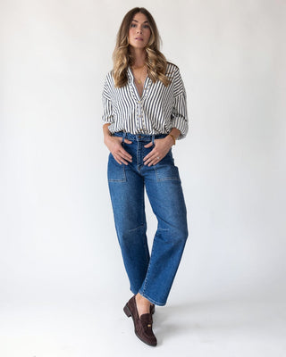 Bennett Dark Utility Seamed Barrel - Final Sale - JO+CO