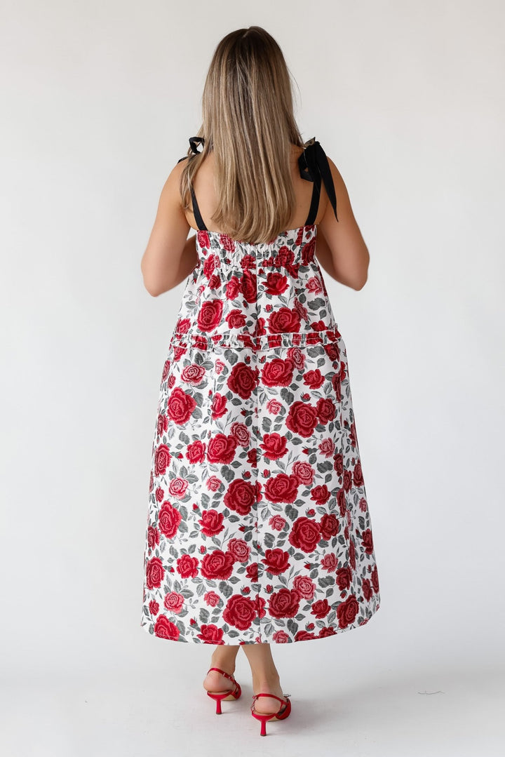 Berklyn Roses Jacquard Midi Dress - Final Sale - JO+CO