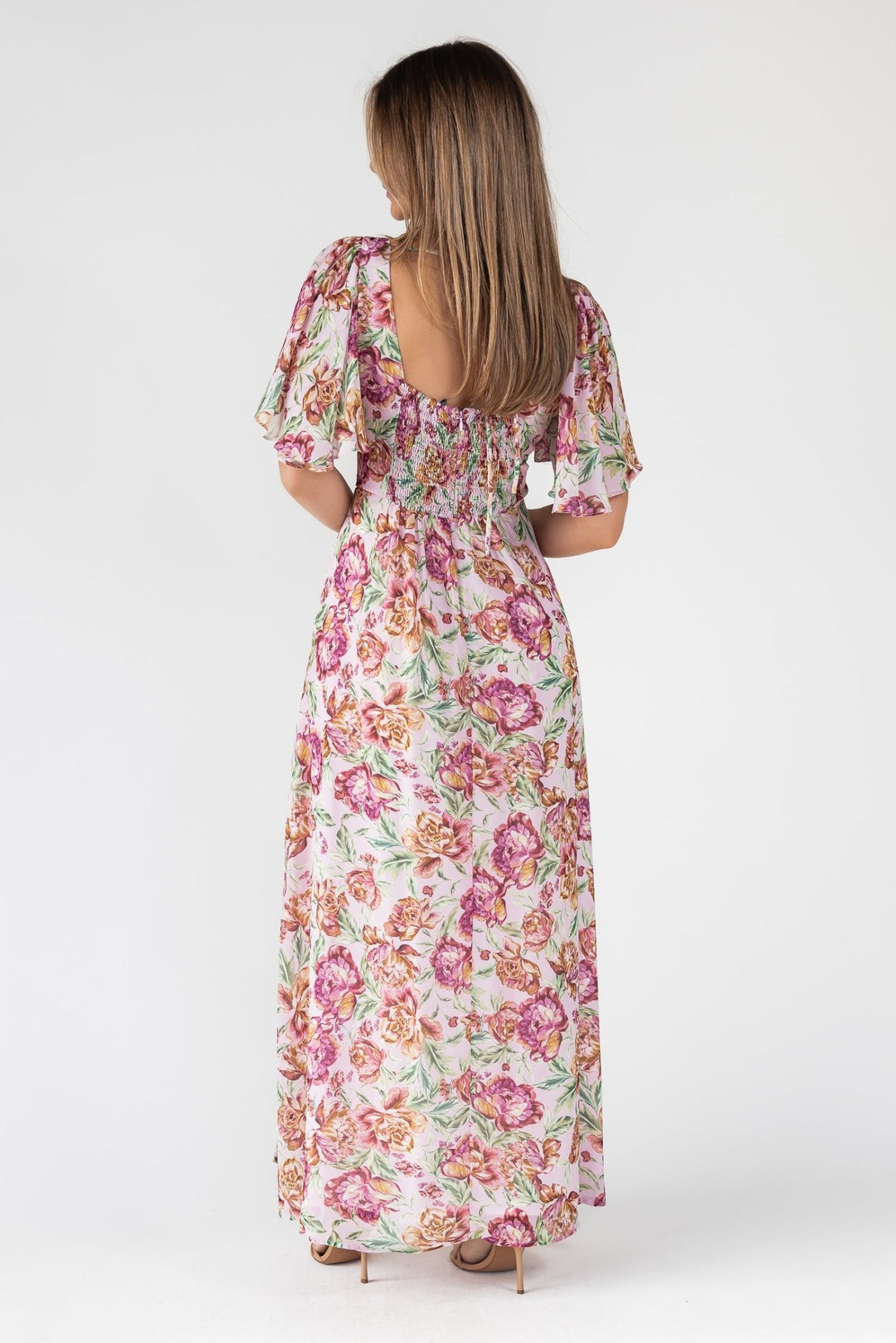 Birdie Veiled Floral Maxi Dress - Final Sale - JO+CO