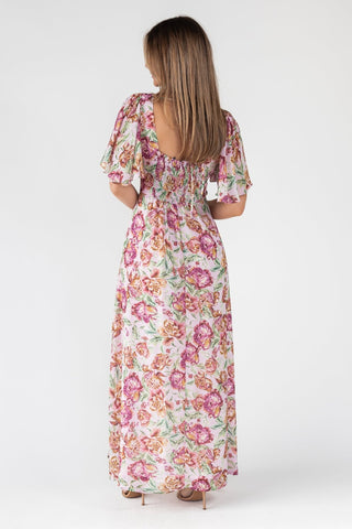 Birdie Veiled Floral Maxi Dress - Final Sale - JO+CO