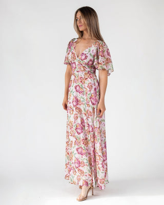 Birdie Veiled Floral Maxi Dress - Final Sale - JO+CO