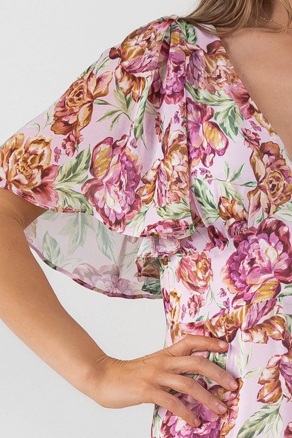 Birdie Veiled Floral Maxi Dress - Final Sale - JO+CO