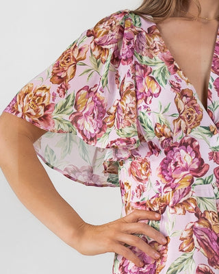 Birdie Veiled Floral Maxi Dress - Final Sale - JO+CO