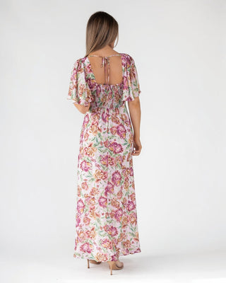 Birdie Veiled Floral Maxi Dress - Final Sale - JO+CO