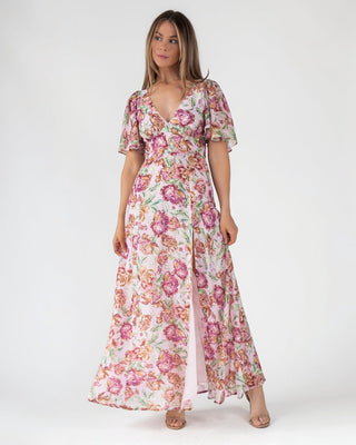 Birdie Veiled Floral Maxi Dress - Final Sale - JO+CO
