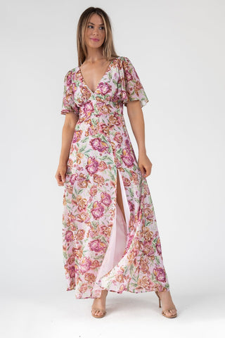 Birdie Veiled Floral Maxi Dress - Final Sale - JO+CO