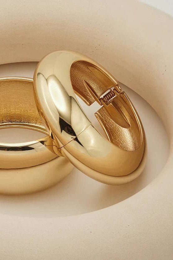 Blaise Statement Bangle: Gold - JO+CO