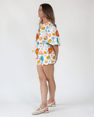 Bloom Burst Jacquard Tie - Front Top - Final Sale - JO+CO