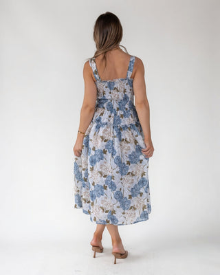 Bluebell Bloom Smocked Midi Dress - Final Sale - JO+CO