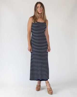 Boardwalk Navy Knit Maxi Dress - Final Sale - JO+CO