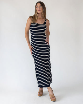 Boardwalk Navy Knit Maxi Dress - Final Sale - JO+CO
