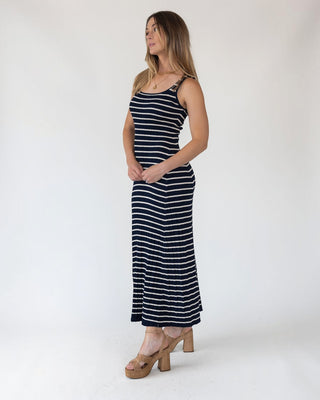 Boardwalk Navy Knit Maxi Dress - Final Sale - JO+CO