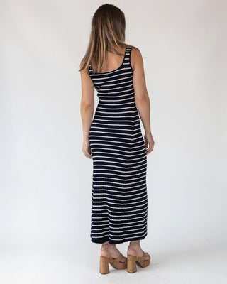 Boardwalk Navy Knit Maxi Dress - Final Sale - JO+CO