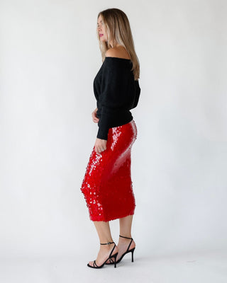 Brandie Black Rib Knit Sweater - Final Sale - JO+CO