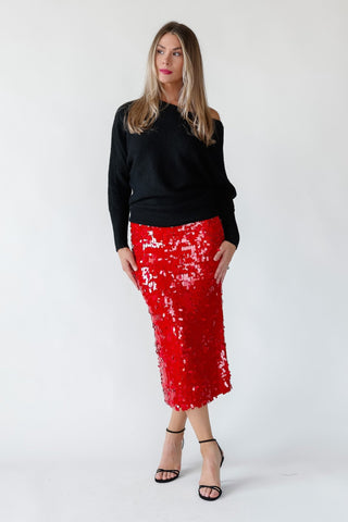 Brandie Black Rib Knit Sweater - Final Sale - JO+CO