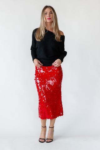 Brandie Black Rib Knit Sweater - Final Sale - JO+CO