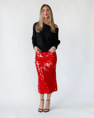 Brandie Black Rib Knit Sweater - Final Sale - JO+CO