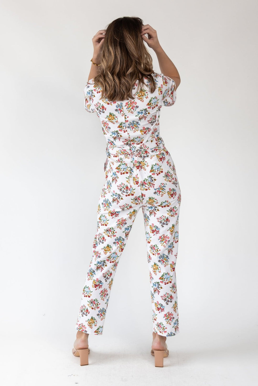 Camille Garden Print Jumpsuit - Final Sale - JO+CO