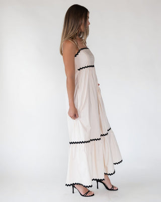Cienna Ric Rac Trim Maxi Dress - Final Sale - JO+CO