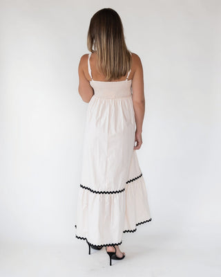 Cienna Ric Rac Trim Maxi Dress - Final Sale - JO+CO