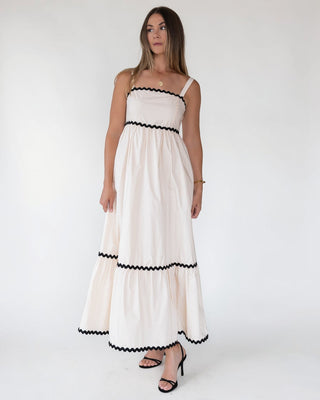 Cienna Ric Rac Trim Maxi Dress - Final Sale - JO+CO