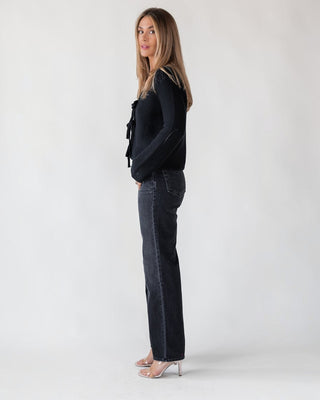 Cortez Washed Black Relaxed Straight Jean - Final Sale - JO+CO