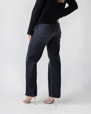 Cortez Washed Black Relaxed Straight Jean - Final Sale - JO+CO
