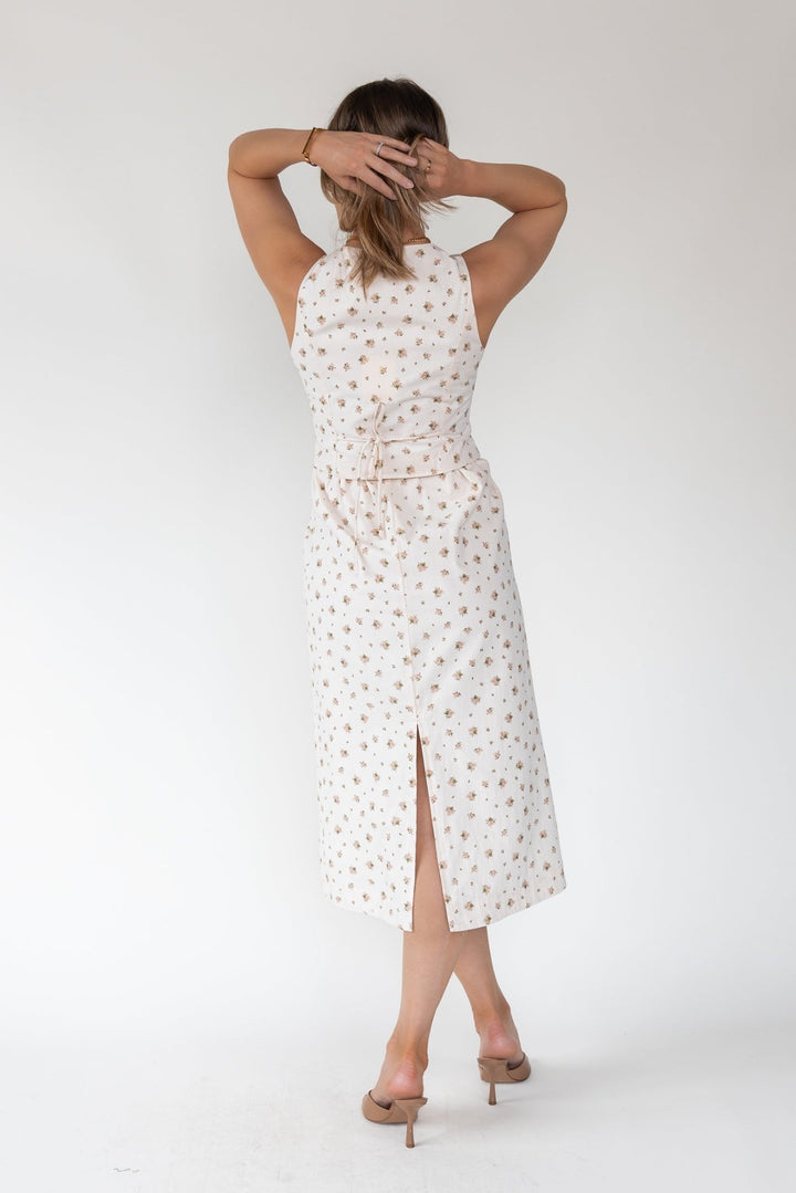 Daisyfield Pink Vest Midi Dress - Final Sale - JO+CO